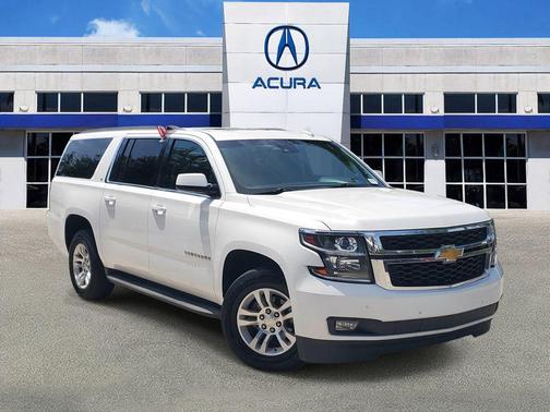 Summit White 2016 Chevrolet Suburban LT