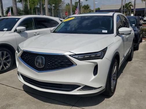 Platinum White Pearl 2022 Acura MDX Base