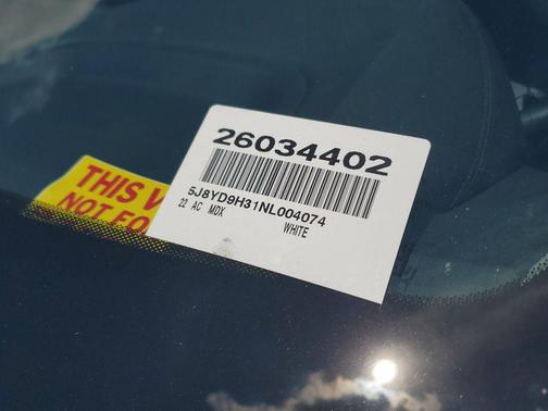 Platinum White Pearl 2022 Acura MDX Base