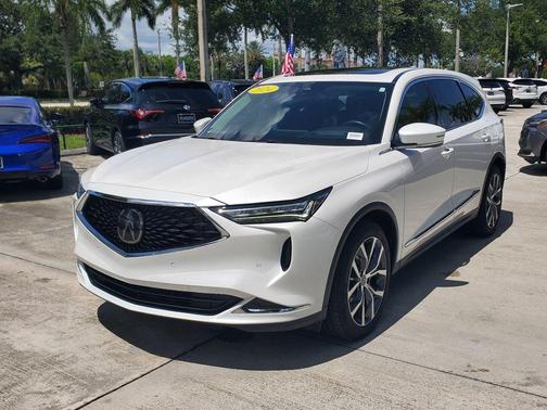 Platinum White Pearl 2024 Acura MDX Technology Package