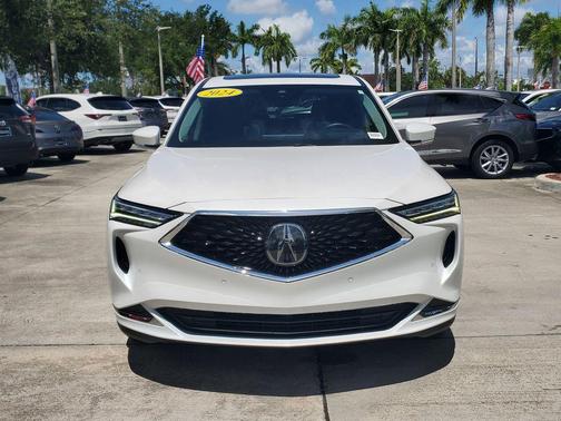 Platinum White Pearl 2024 Acura MDX Technology Package