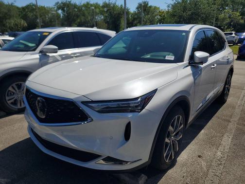 Platinum White Pearl 2024 Acura MDX Technology Package