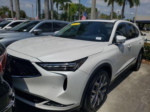 Platinum White Pearl 2023 Acura MDX Technology Package