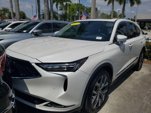 Platinum White Pearl 2023 Acura MDX Technology Package