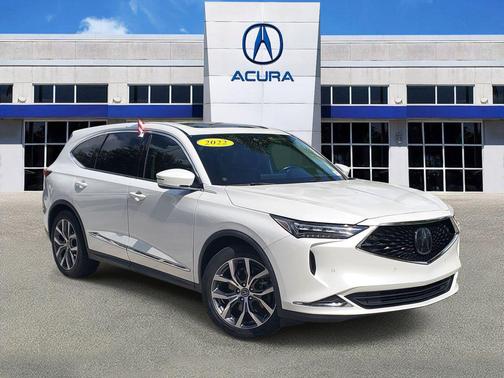 Platinum White Pearl 2022 Acura MDX Technology Package