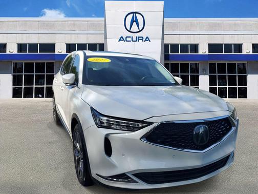 Platinum White Pearl 2022 Acura MDX Technology Package