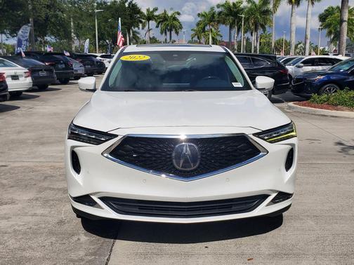Platinum White Pearl 2022 Acura MDX Technology Package