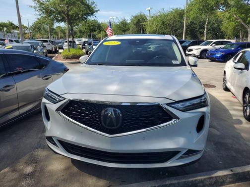 Platinum White Pearl 2022 Acura MDX Technology Package