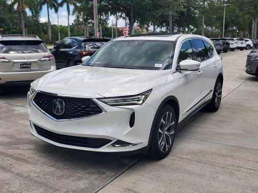 Platinum White Pearl 2024 Acura MDX Technology Package
