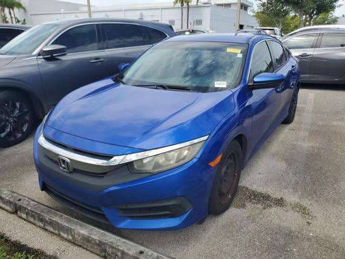 Blue 2017 Honda Civic LX