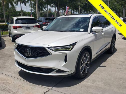 Platinum White Pearl 2023 Acura MDX Technology Package