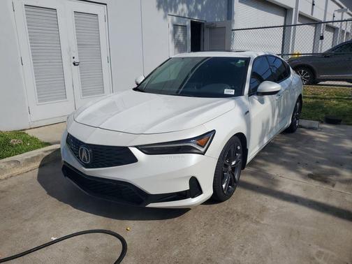 Platinum White Pearl 2023 Acura Integra A-SPEC