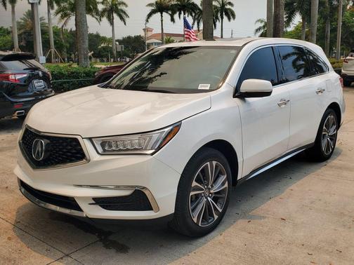 Platinum White Pearl 2020 Acura MDX 3.5L w/Technology Package