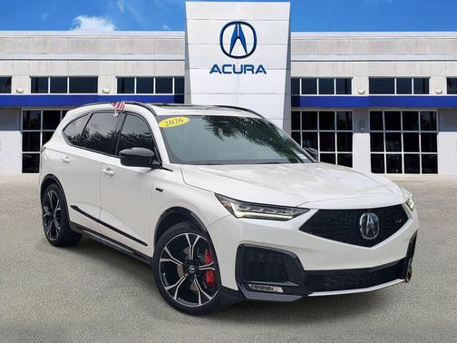 Platinum White Pearl 2026 Acura MDX Type S Advance Package