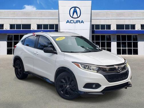 Platinum White Pearl 2022 Honda HR-V 2WD Sport