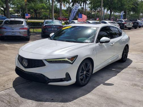 Platinum White Pearl 2023 Acura Integra A-SPEC Technology