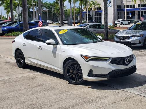 Platinum White Pearl 2023 Acura Integra A-SPEC Technology