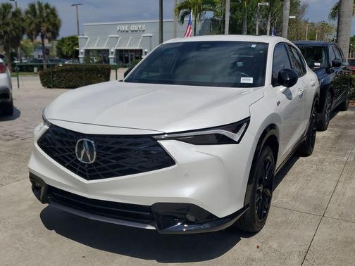 Platinum White Pearl 2025 Acura ADX A-Spec with Advance