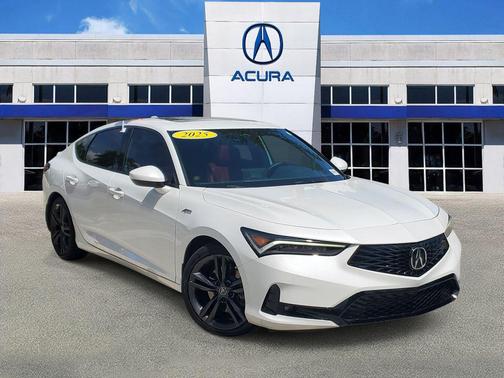 Platinum White Pearl 2025 Acura Integra A-SPEC