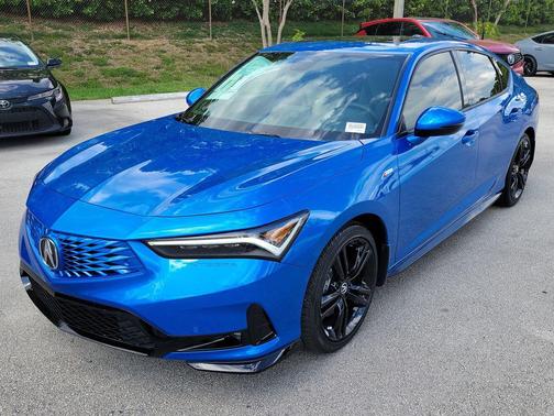 Double Apex Blue Pearl 2026 Acura Integra FWD A-Spec with Technology