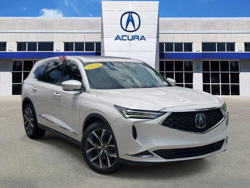Platinum White Pearl 2024 Acura MDX Technology Package