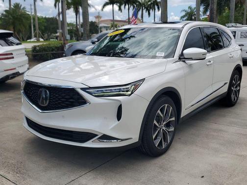 Platinum White Pearl 2024 Acura MDX Technology Package