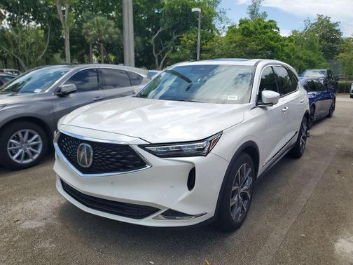 Platinum White Pearl 2024 Acura MDX Technology Package