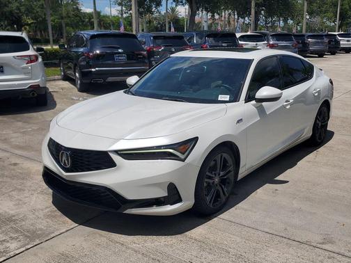Platinum White Pearl 2024 Acura Integra A-SPEC