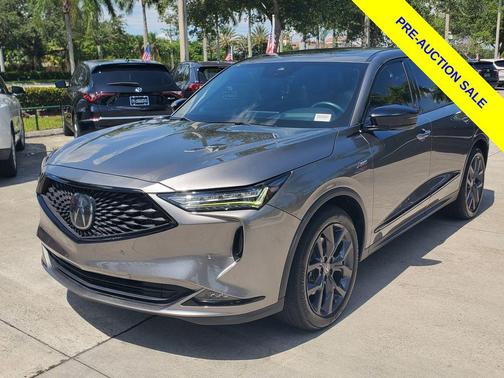 Liquid Carbon Metallic 2022 Acura MDX A-Spec Package