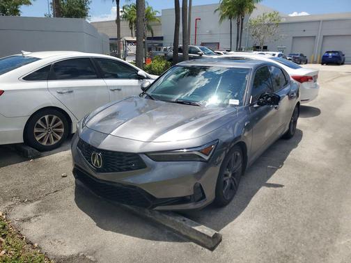 Liquid Carbon Metallic 2024 Acura Integra A-SPEC