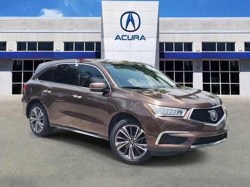 Canyon Bronze Metallic 2019 Acura MDX 3.5L w/Technology Package