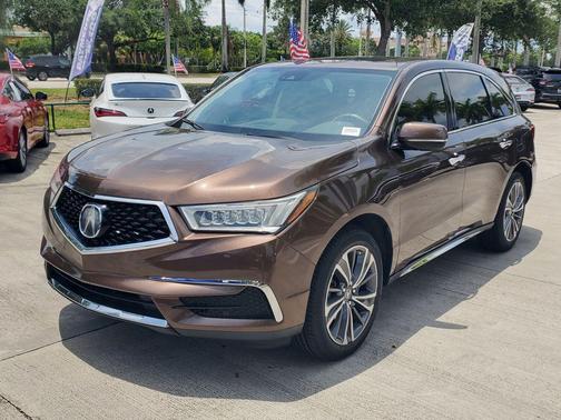 Canyon Bronze Metallic 2019 Acura MDX 3.5L w/Technology Package