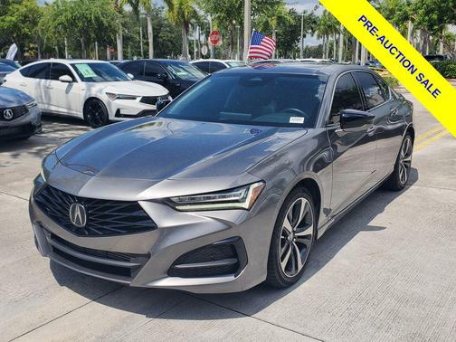 Liquid Carbon Metallic 2024 Acura TLX Technology