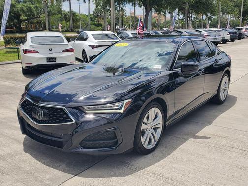 Majestic Black Pearl 2023 Acura TLX Technology