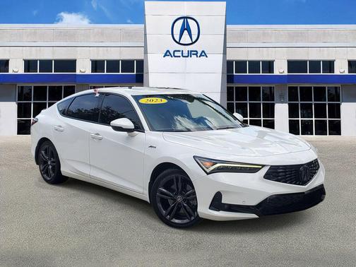 Platinum White Pearl 2023 Acura Integra A-SPEC Technology