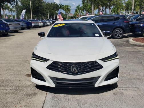 Platinum White 2025 Acura TLX A-Spec