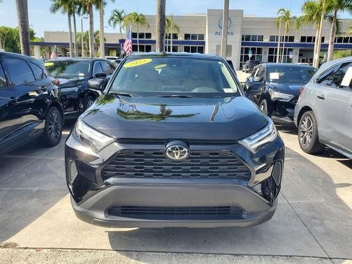 Midnight Black Metallic 2025 Toyota RAV4 LE
