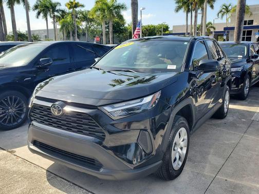 Midnight Black Metallic 2025 Toyota RAV4 LE