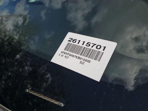 Blue 2019 Honda Pilot EX-L