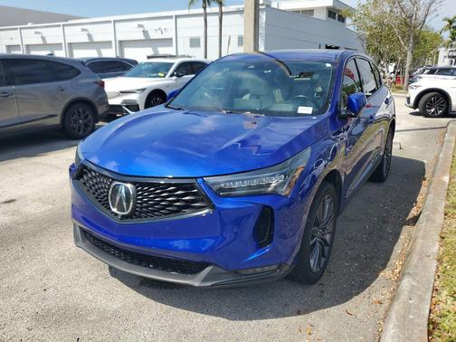 Apex Blue Pearl 2023 Acura RDX A-Spec Advance Package