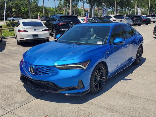 Double Apex Blue Pearl 2026 Acura Integra FWD A-Spec with Technology
