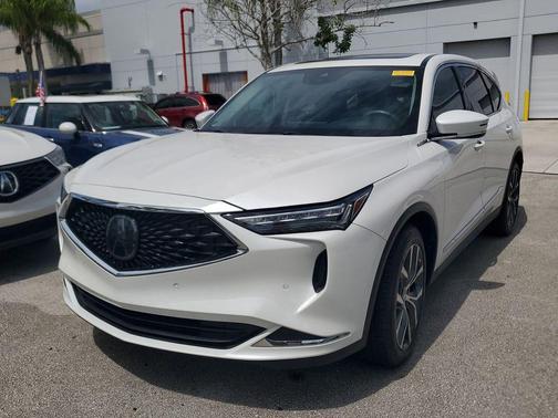 Platinum White Pearl 2024 Acura MDX Technology Package
