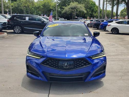 Apex Blue Pearl 2023 Acura TLX A-Spec