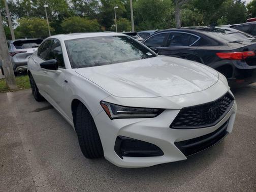 Platinum White Pearl 2022 Acura TLX A-Spec