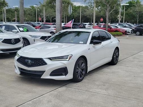 Platinum White Pearl 2022 Acura TLX A-Spec
