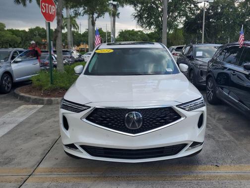 Platinum White Pearl 2024 Acura MDX Technology Package