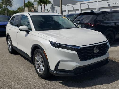 Platinum White Pearl 2023 Honda CR-V EX-L