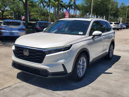 Platinum White Pearl 2023 Honda CR-V EX-L