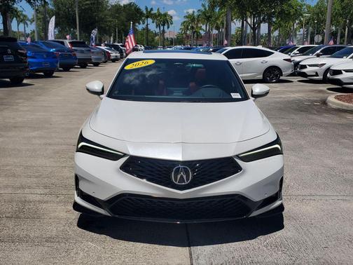 Platinum White Pearl 2026 Acura Integra FWD A-Spec with Technology