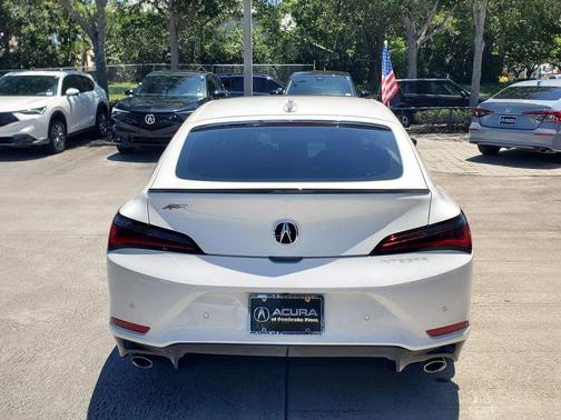 Platinum White Pearl 2026 Acura Integra FWD A-Spec with Technology